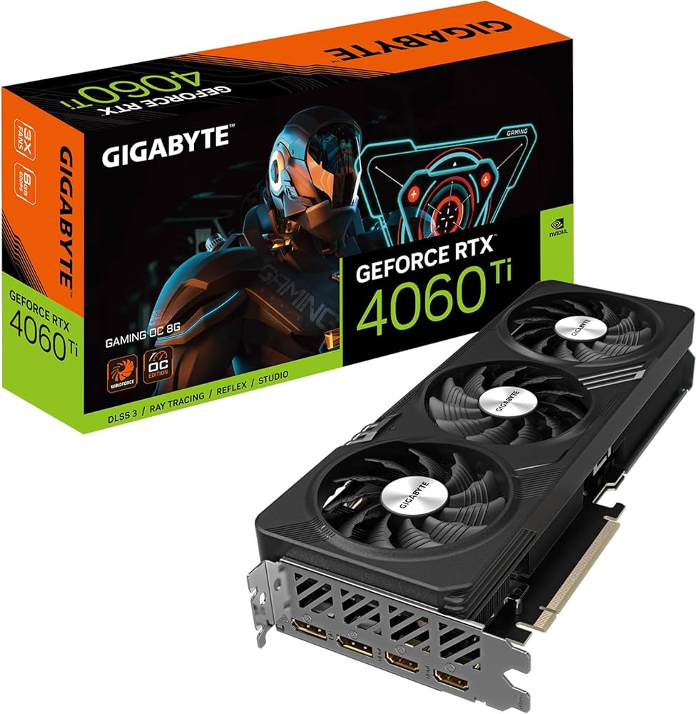 GPU RTX 4060TI 8GB GIGABYTE GAMING OC